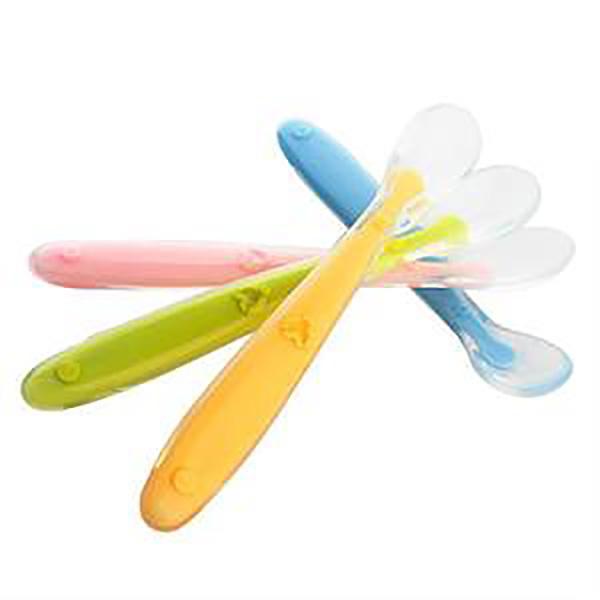 硅膠外包尼龍食品級嬰兒勺